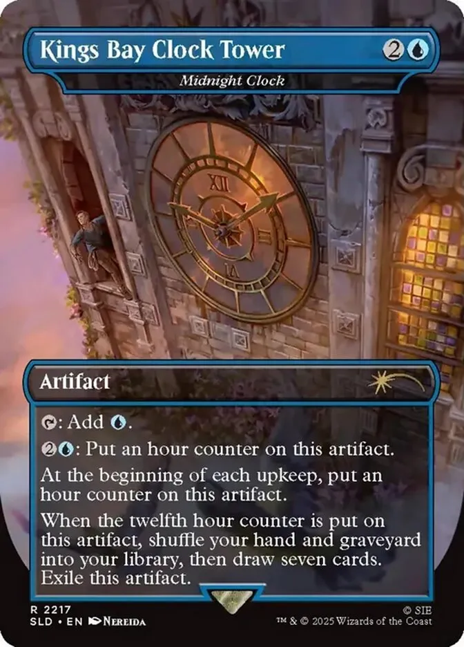 Midnight Clock Front Face