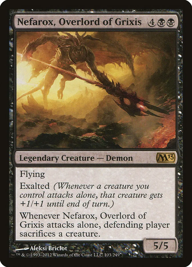 Nefarox, Overlord of Grixis Front Face