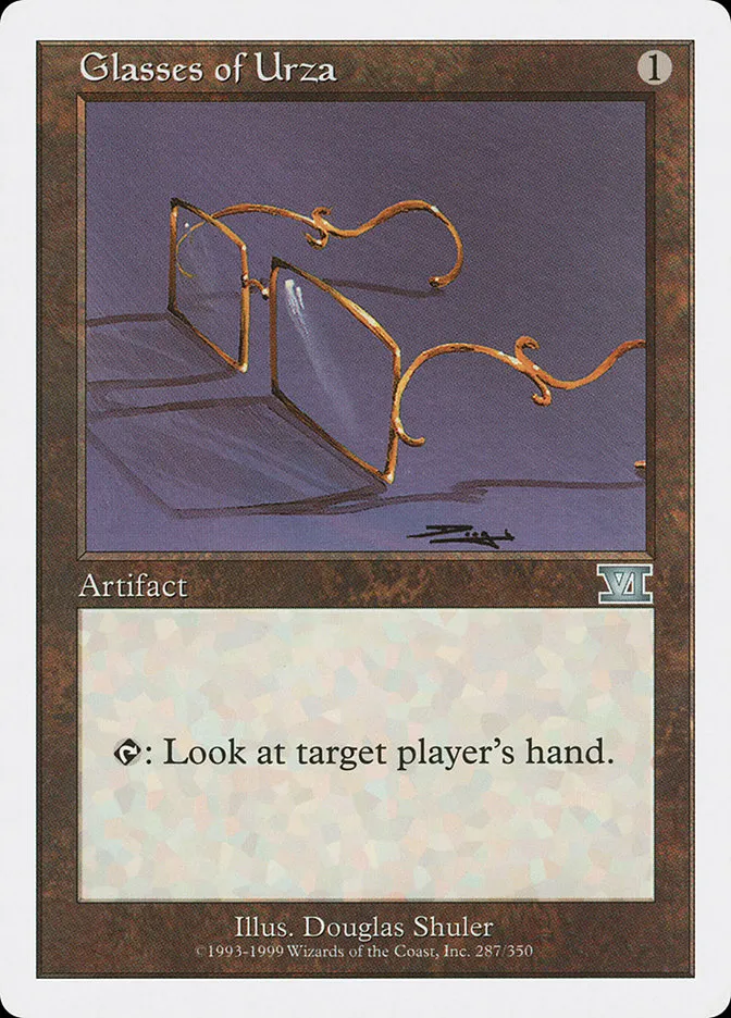 Glasses of Urza Front Face
