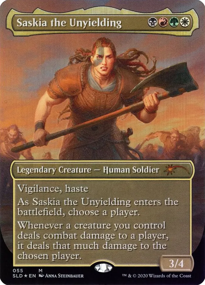 Saskia the Unyielding Front Face