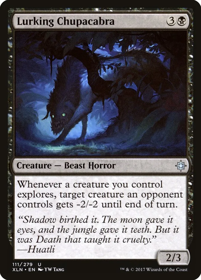 Lurking Chupacabra Front Face