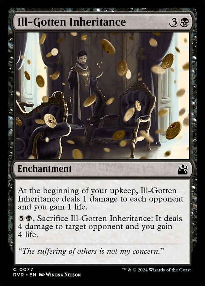 Ill-Gotten Inheritance Front Face