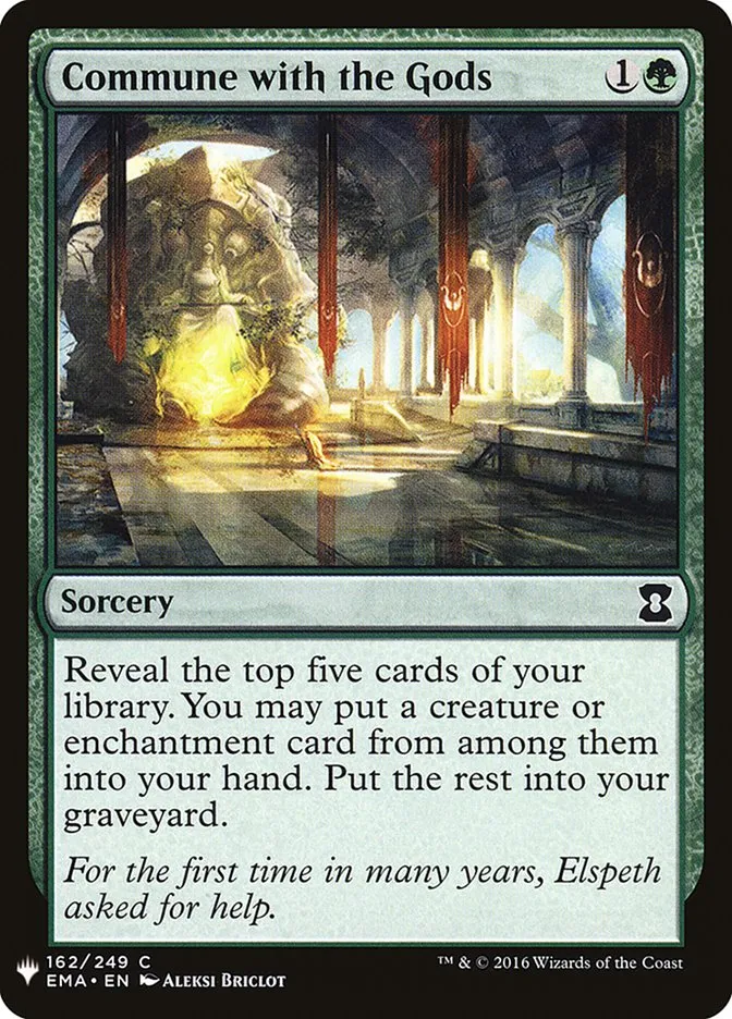 Commune with the Gods Front Face