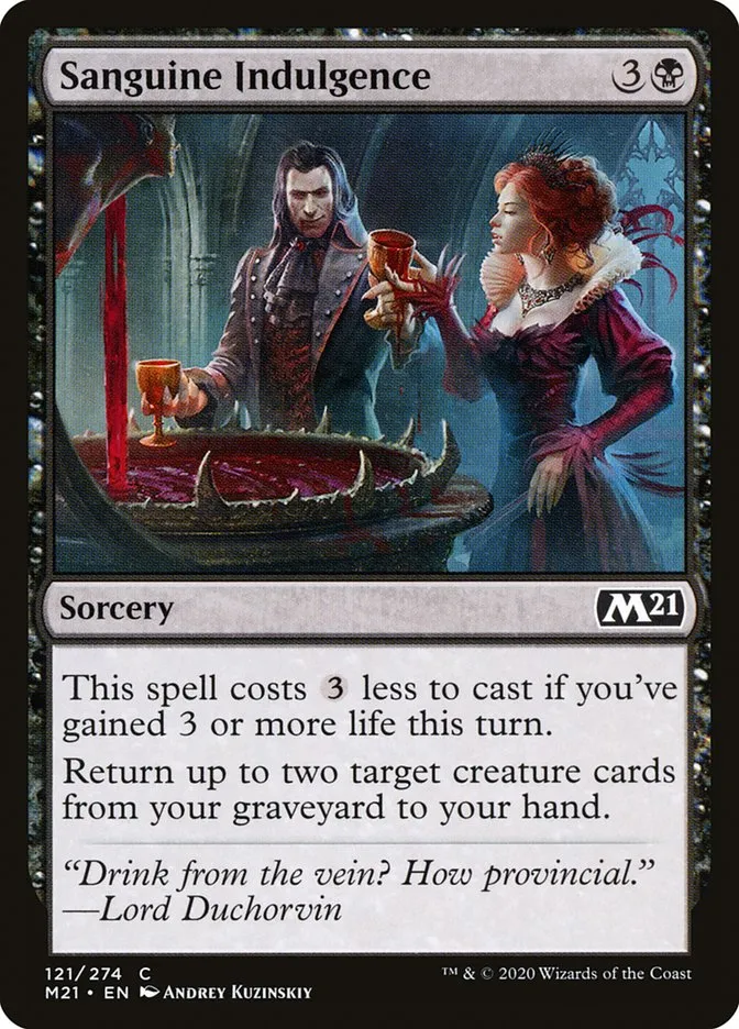 Sanguine Indulgence Front Face