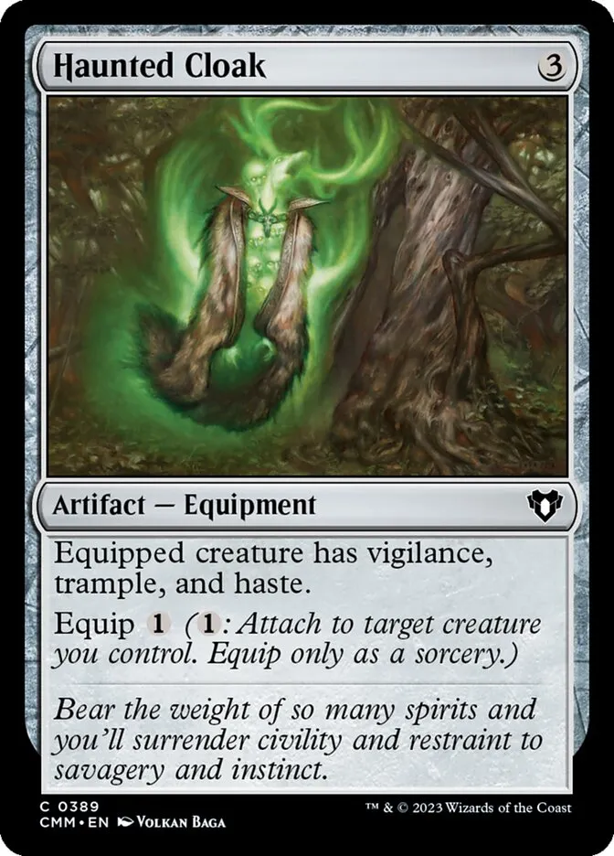 Haunted Cloak Front Face
