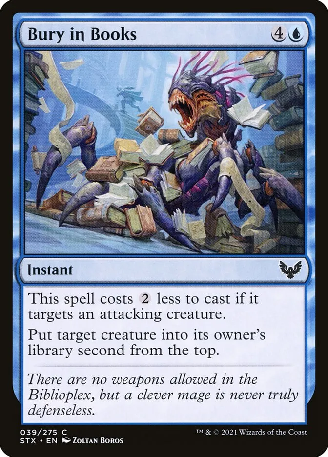 Bury in Books Front Face
