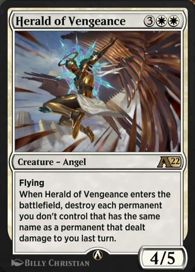 Herald of Vengeance Front Face