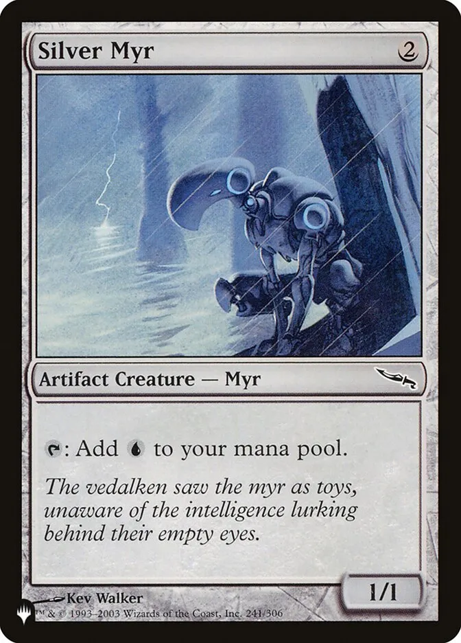 Silver Myr Front Face