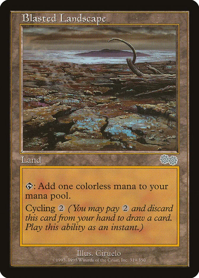 Blasted Landscape Front Face