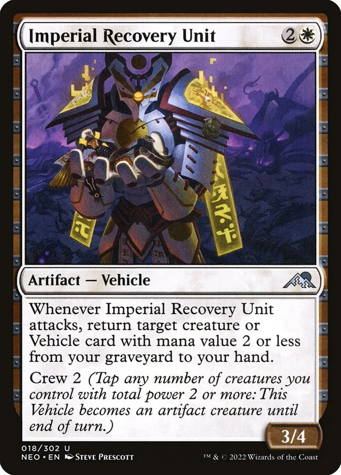 Imperial Recovery Unit Front Face