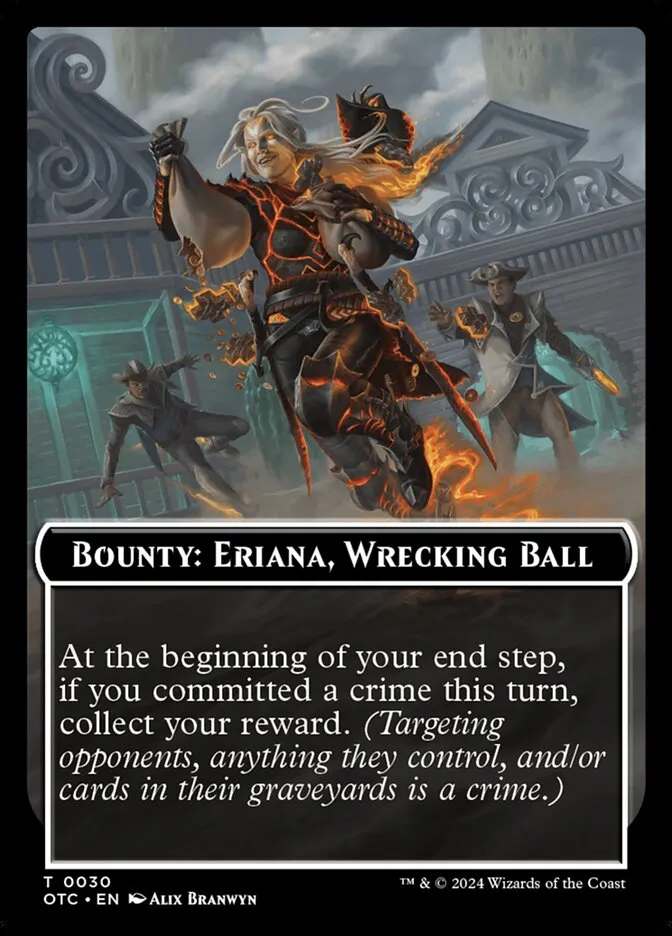 Bounty: Eriana, Wrecking Ball // Wanted! Front Face