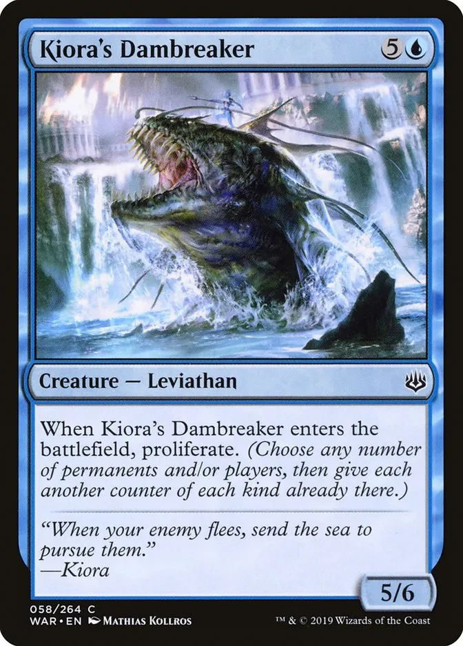 Kiora's Dambreaker Front Face