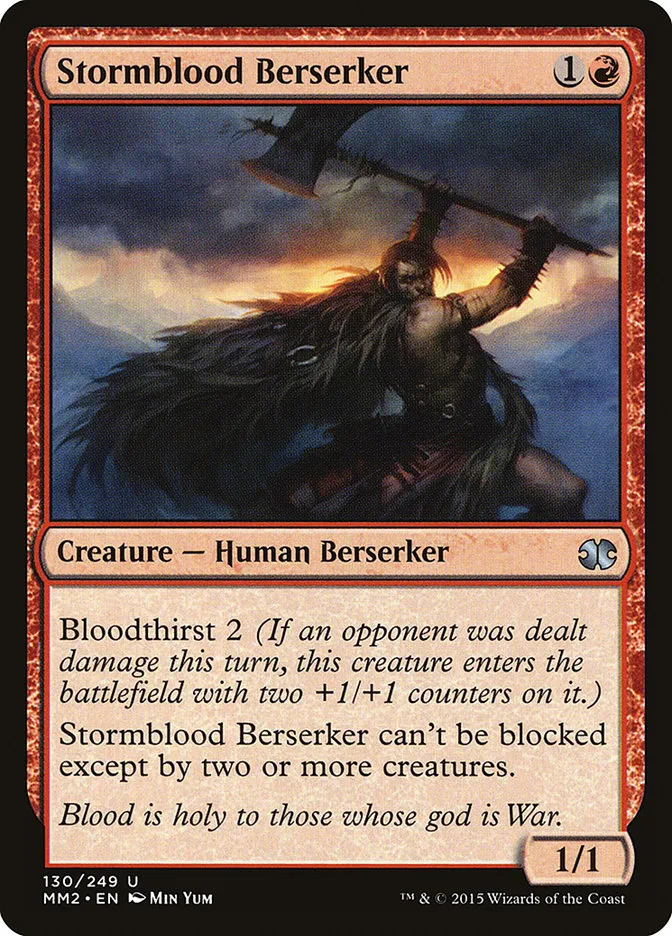 Stormblood Berserker Front Face