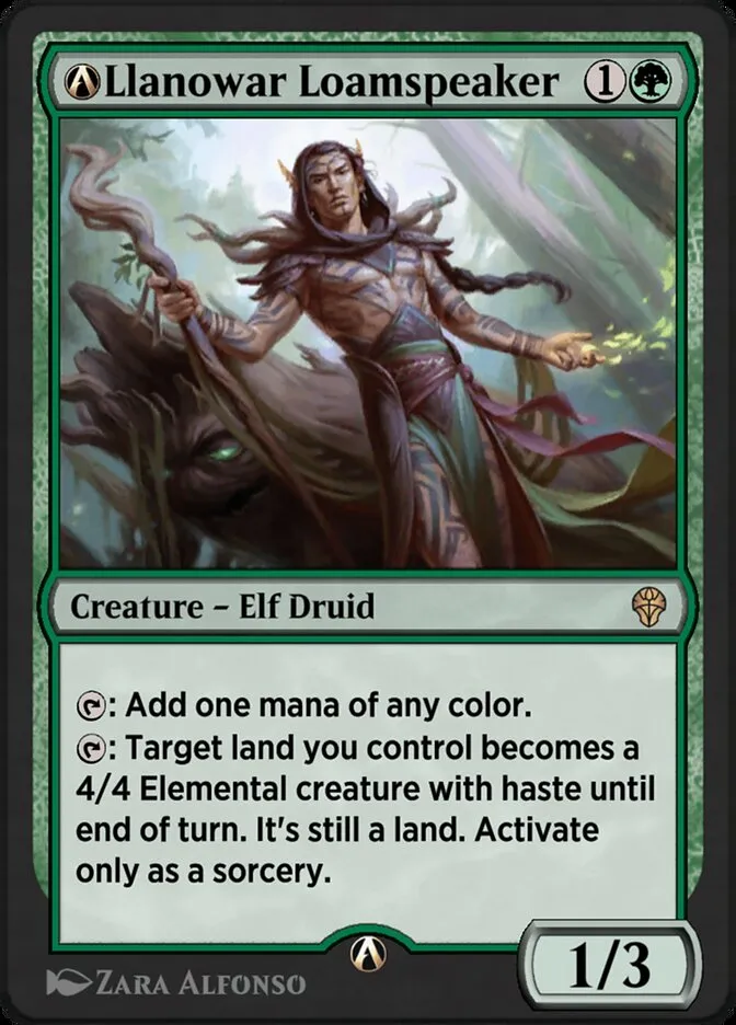 A-Llanowar Loamspeaker Front Face