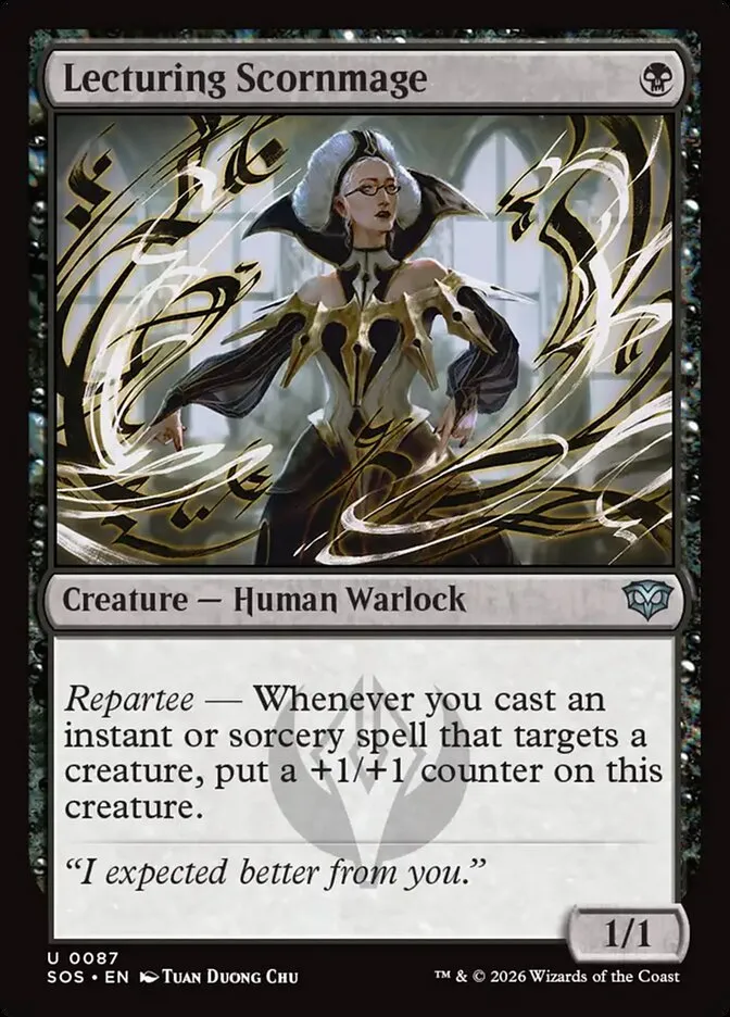 Lecturing Scornmage Front Face