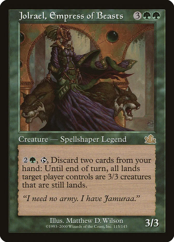 Jolrael, Empress of Beasts Front Face