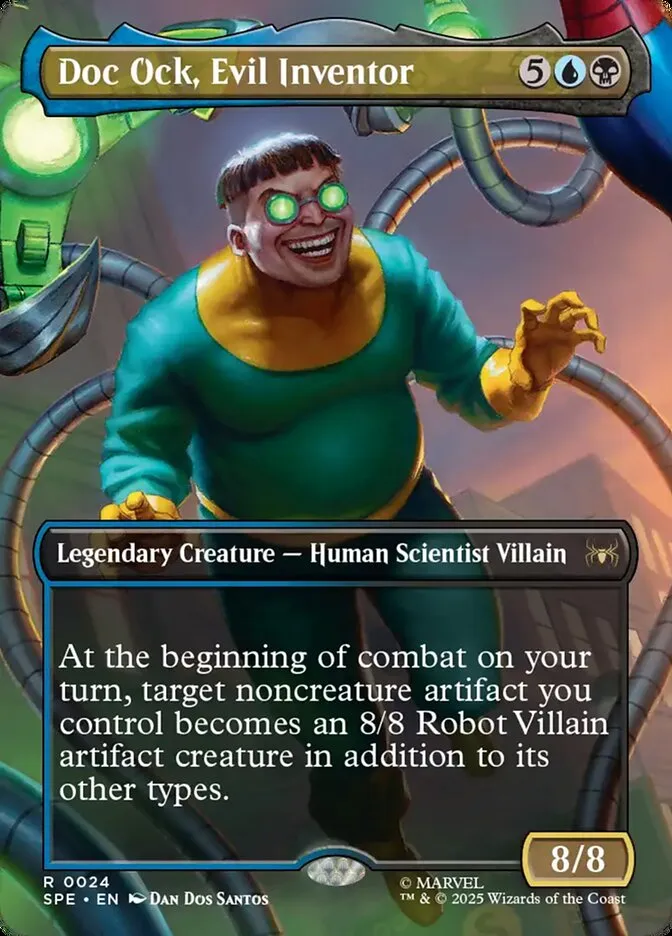 Doc Ock, Evil Inventor Front Face