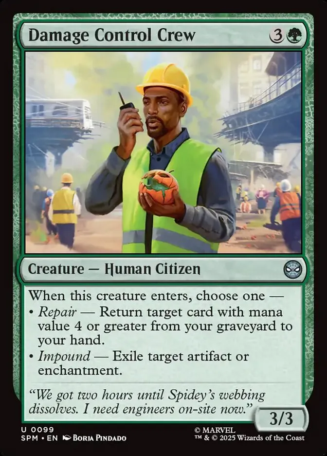 Damage Control Crew Front Face