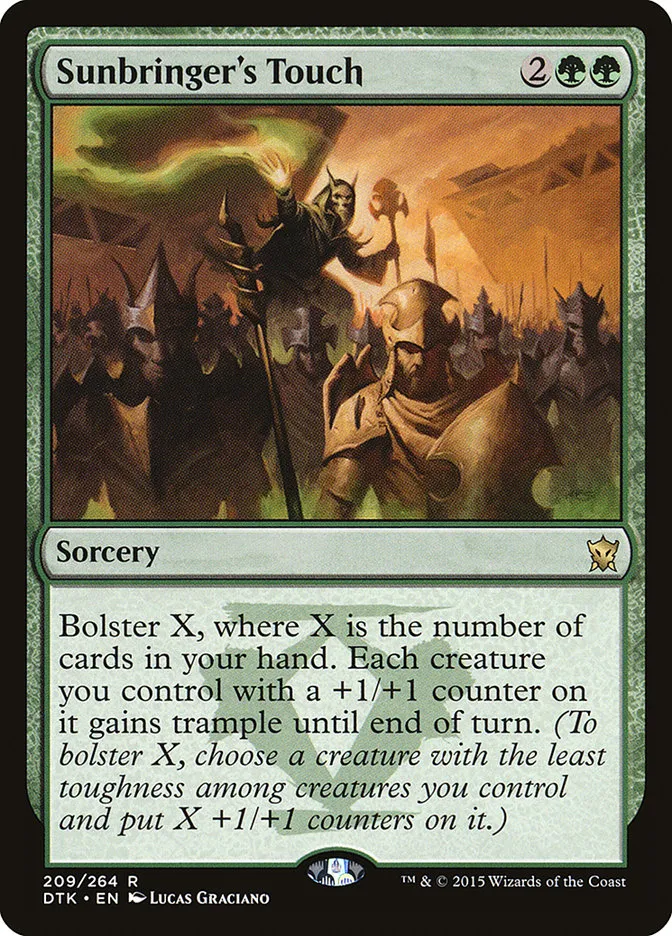 Sunbringer's Touch Front Face