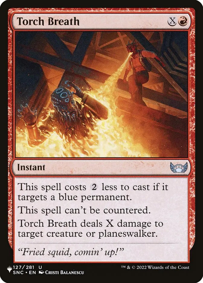 Torch Breath Front Face