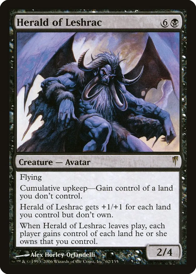 Herald of Leshrac Front Face