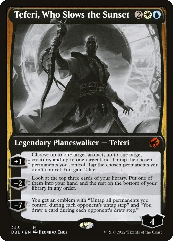 Teferi, Who Slows the Sunset Front Face