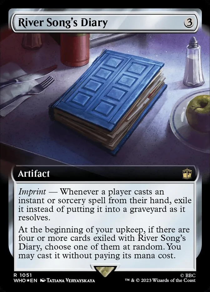 River Song's Diary Front Face