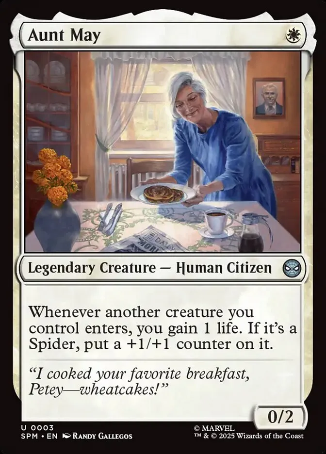 Aunt May Front Face