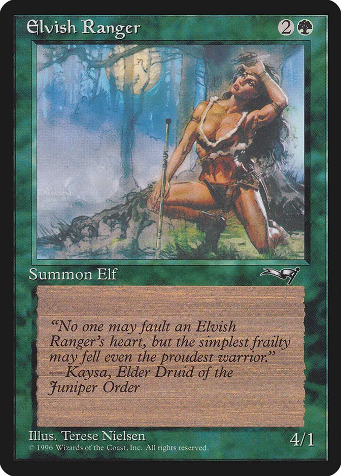 Elvish Ranger Front Face