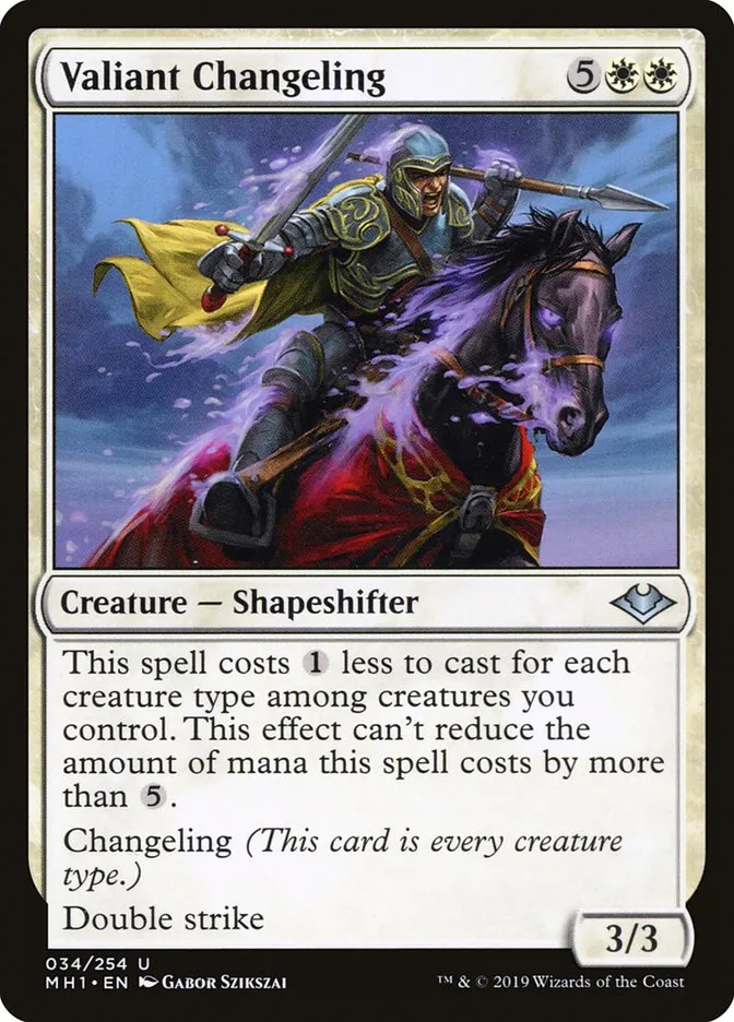 Valiant Changeling Front Face
