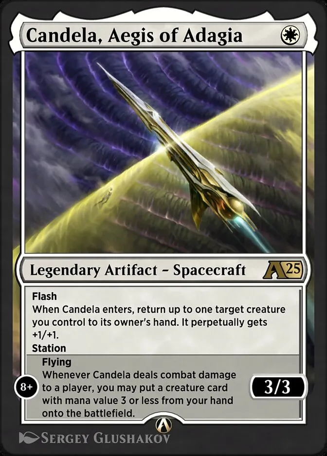 Candela, Aegis of Adagia Front Face