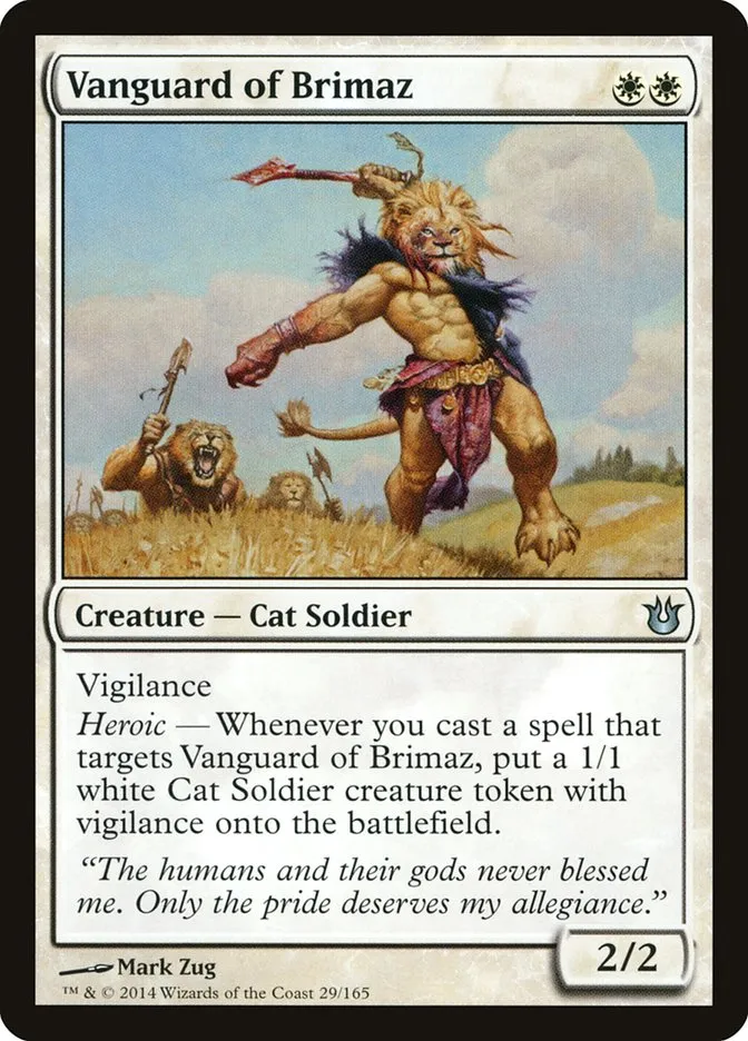 Vanguard of Brimaz Front Face