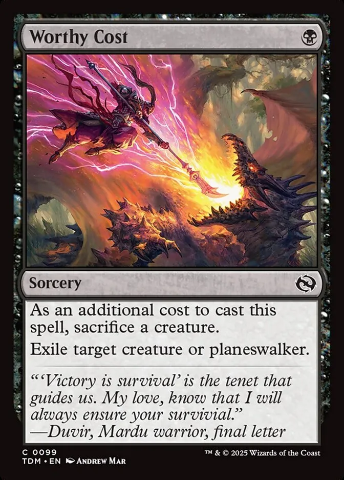 Worthy Cost Front Face