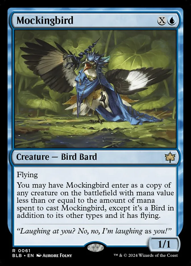 Mockingbird Front Face