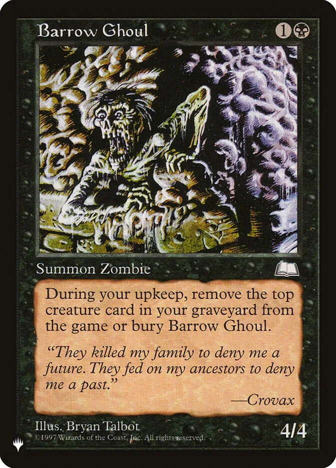 Barrow Ghoul Front Face
