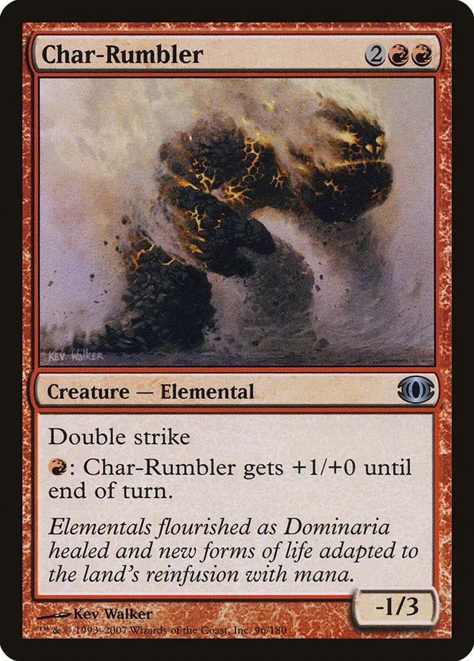 Char-Rumbler Front Face
