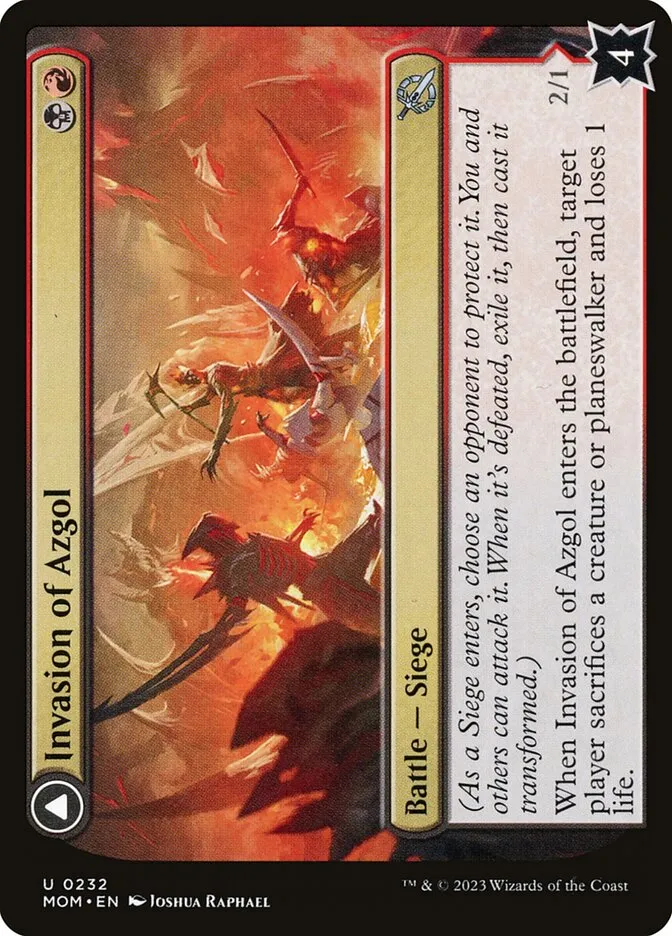 Invasion of Azgol // Ashen Reaper Front Face