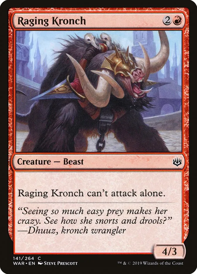 Raging Kronch Front Face