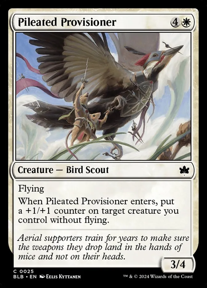 Pileated Provisioner Front Face
