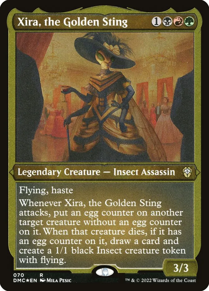 Xira, the Golden Sting Front Face