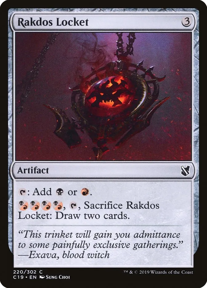 Rakdos Locket Front Face