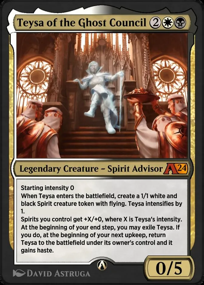 Teysa of the Ghost Council Front Face