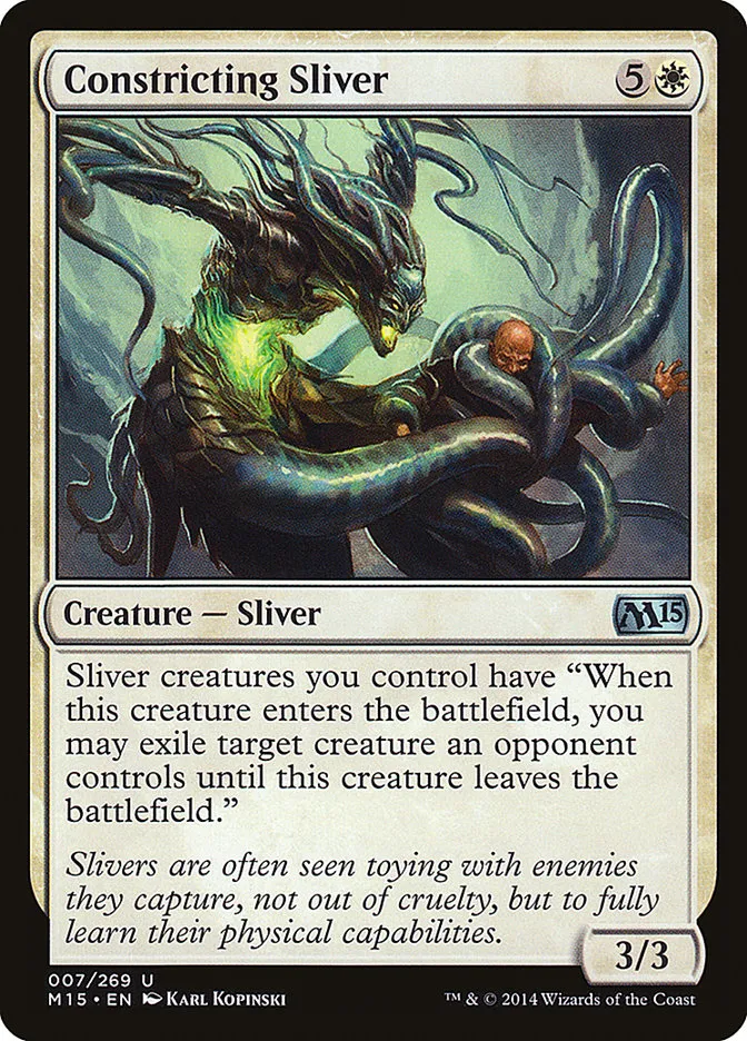 Constricting Sliver Front Face