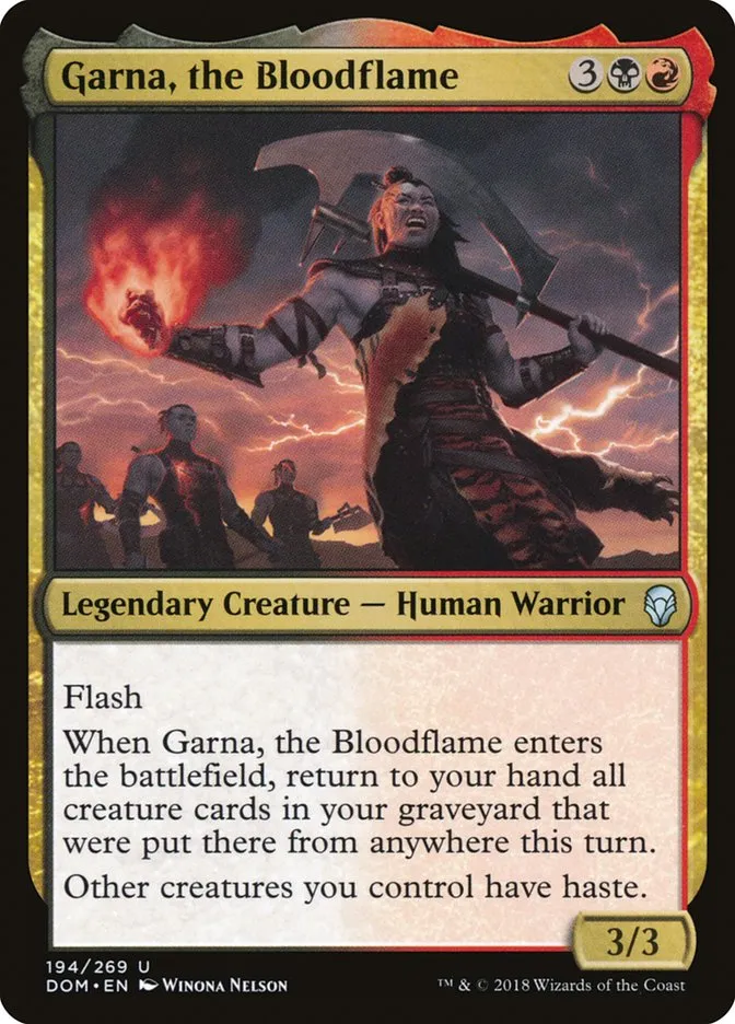 Garna, the Bloodflame Front Face