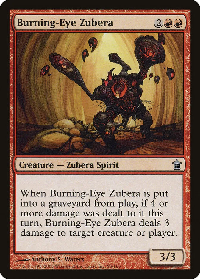 Burning-Eye Zubera Front Face