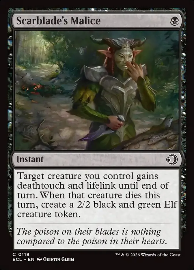 Scarblade's Malice Front Face