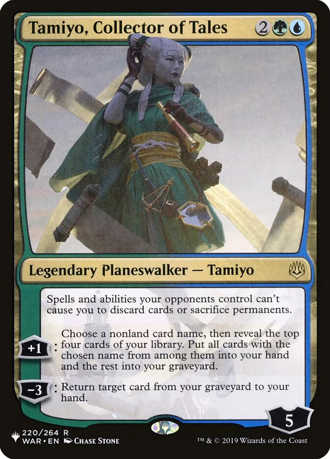 Tamiyo, Collector of Tales Front Face