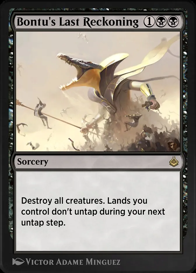 Bontu's Last Reckoning Front Face