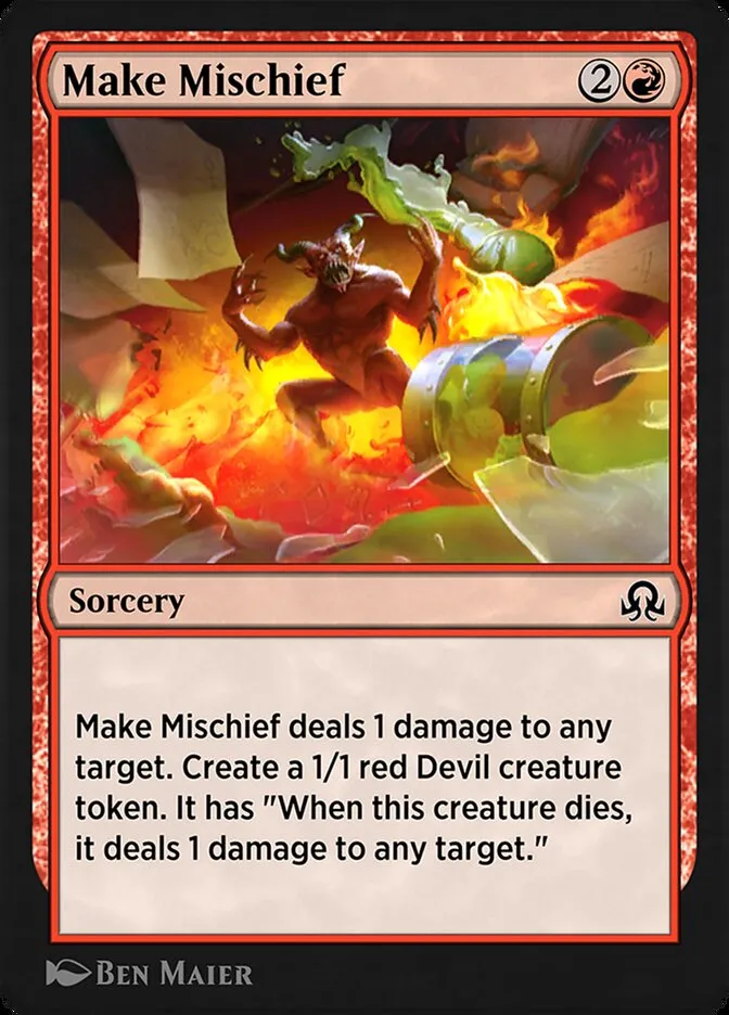 Make Mischief Front Face