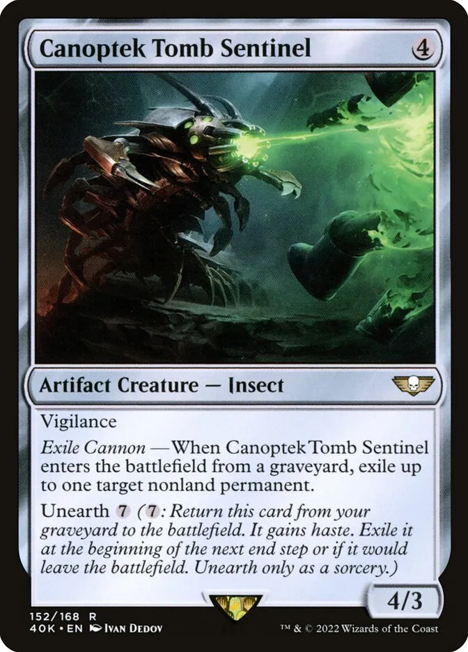 Canoptek Tomb Sentinel Front Face